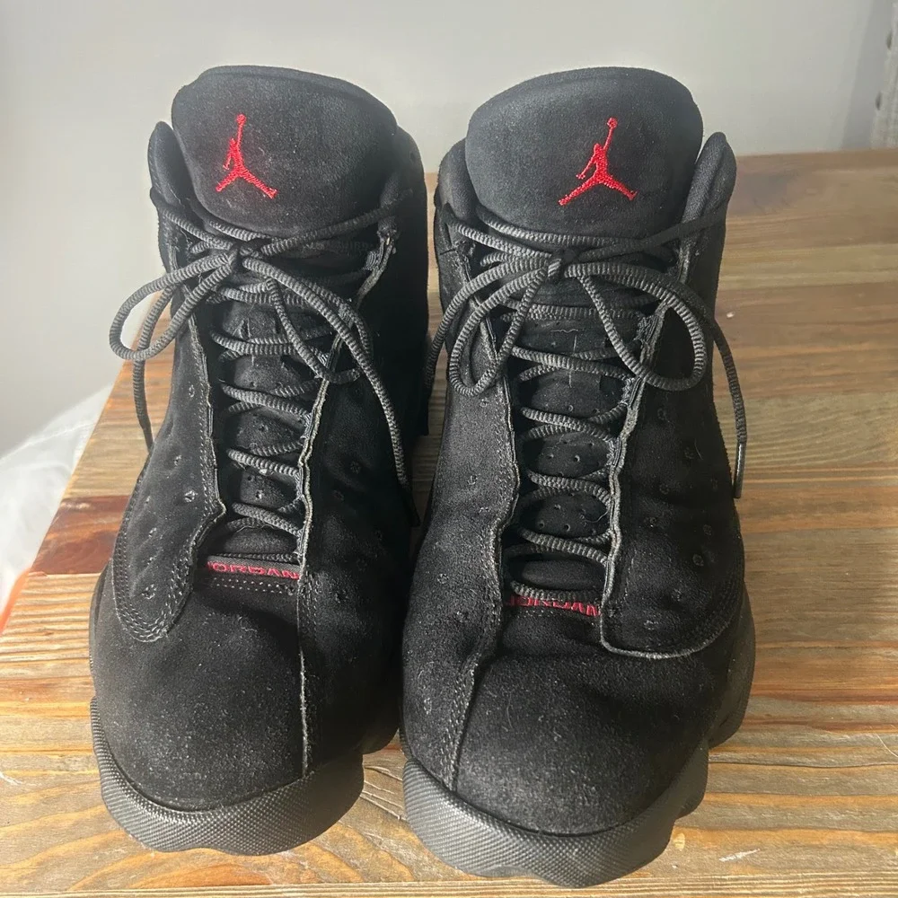 Air Jordan‎ 13 Retro Black Mens Sneakers Shoes 414571-006